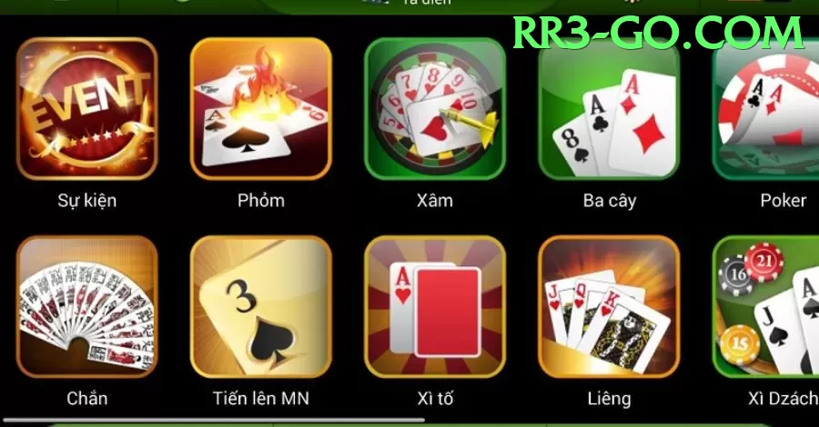 rr3 Live Games - easy navigation for first-time users